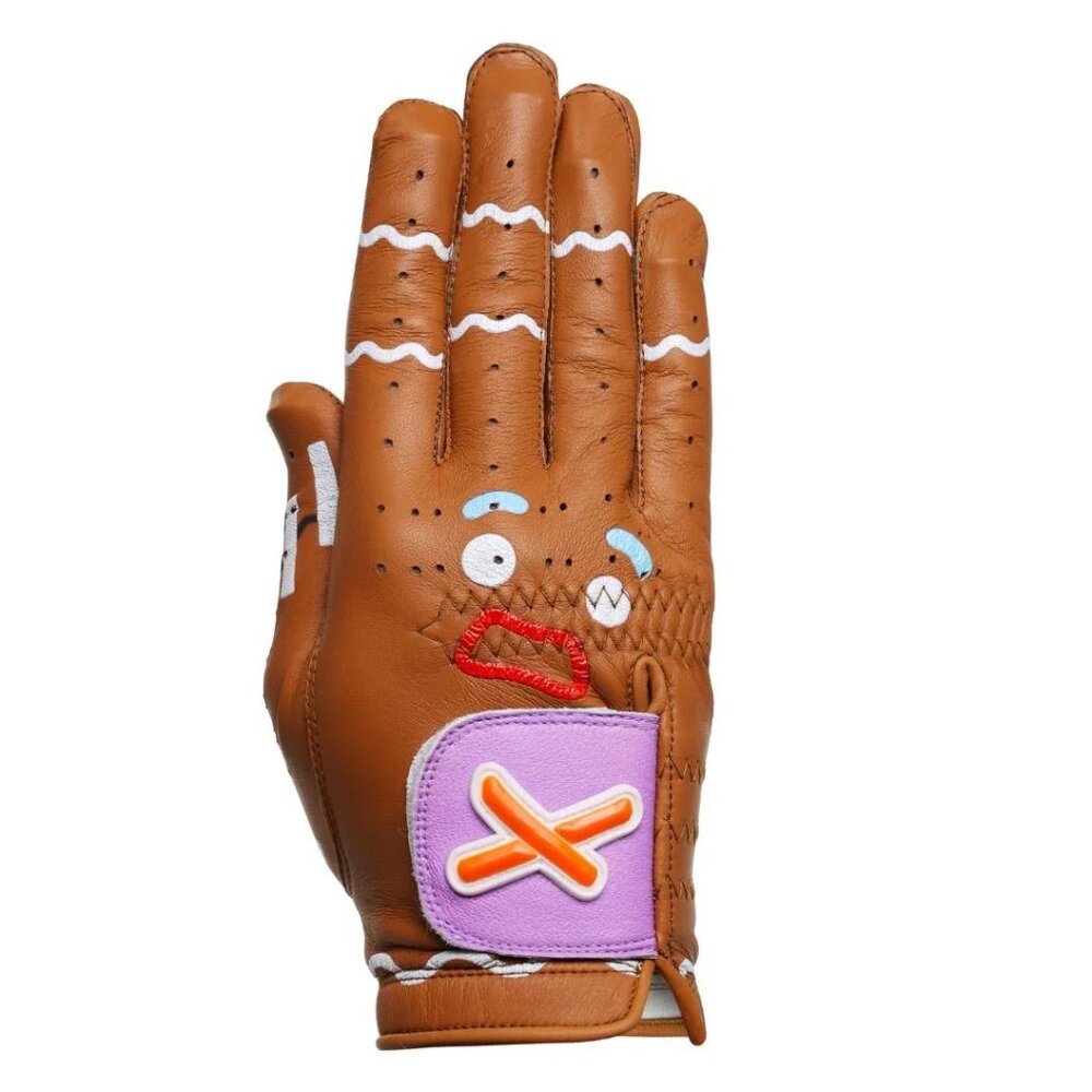 Absolutely Ridiculous Gingerbread Size M Golf Glove(Right Hand)-Limited Version
